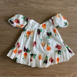Fruit print dress